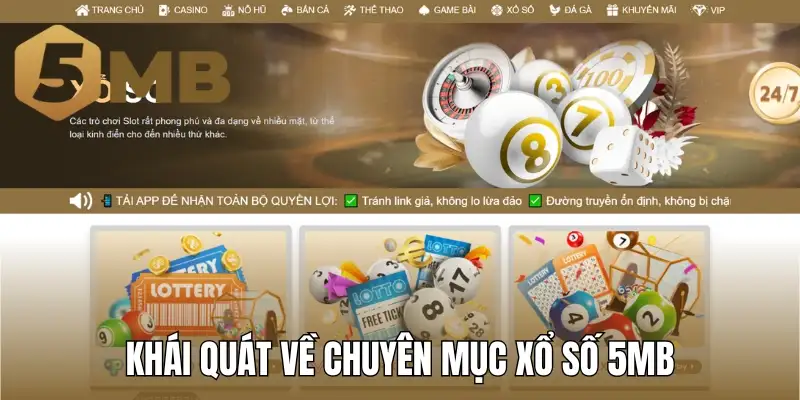 Khái quát về chuyên mục xổ số 5Mb