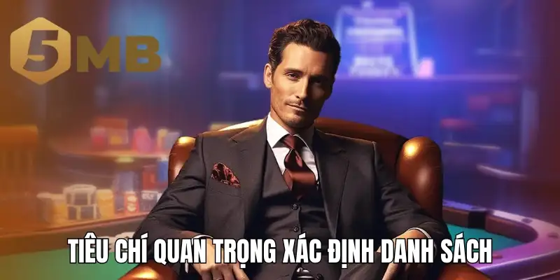 Tiêu chí quan trọng xác định danh sách